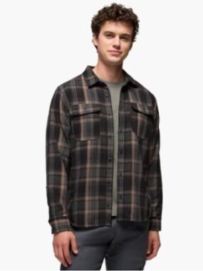 Prana Westbrook Plaid Flannel Shirt